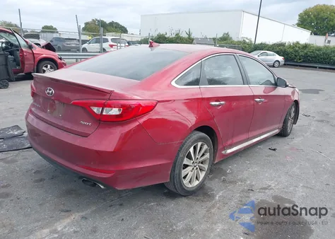 2016 Hyundai Sonata Sport из США, поврежденный, VIN 5NPE34AF5GH418980